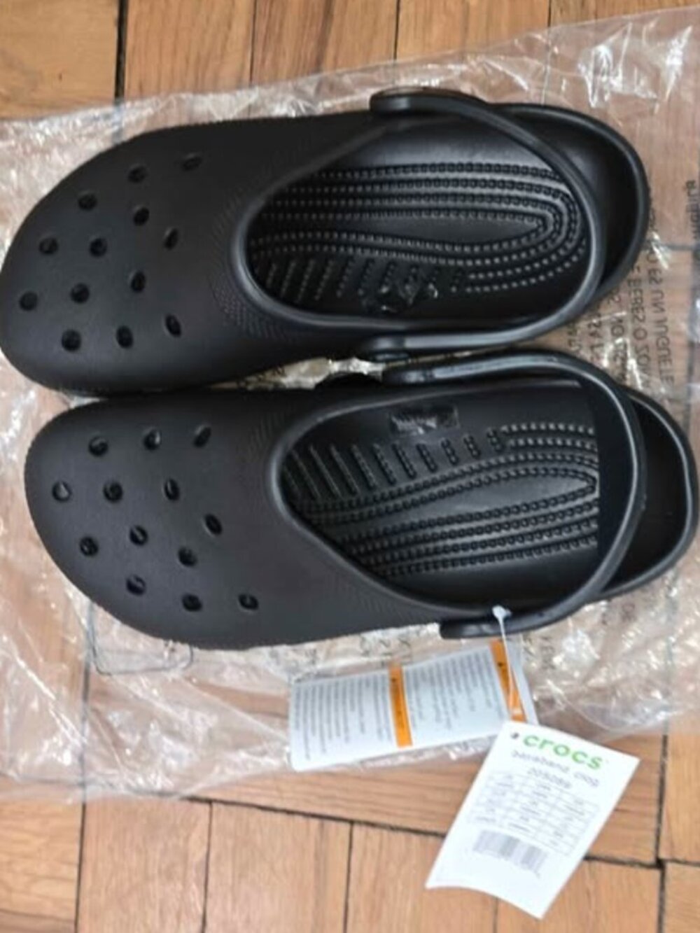 NEW Black Crocs Classic Clogs Size 6